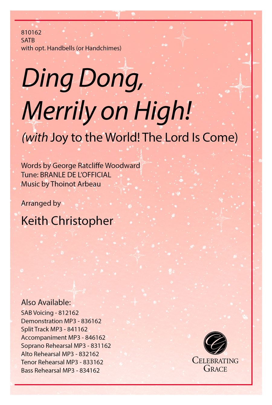 Ding Dong, Merrily on High! SATB 4-Part scores gallery preview page 1