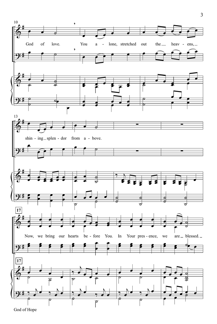God of Hope (Digital) by Benjamin Harlan 4-Part - Digital Sheet Music page 3