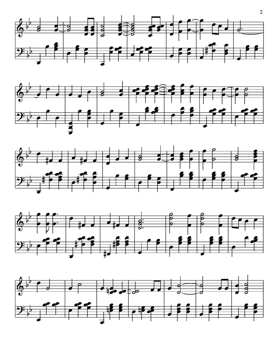 Feeling Good Feeling Good Piano Solo scores gallery preview page 2