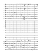 Johannes Brahms piano sonata No. 1, movement 1 for symphony orchestra Full Orchestra scores gallery preview page 3