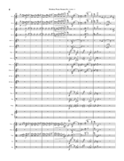Johannes Brahms piano sonata No. 1, movement 1 for symphony orchestra Full Orchestra scores gallery preview page 4