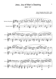 J. S. Bach - Jesu, Joy of Man´s Desiring. B. Sax. and Guitar.