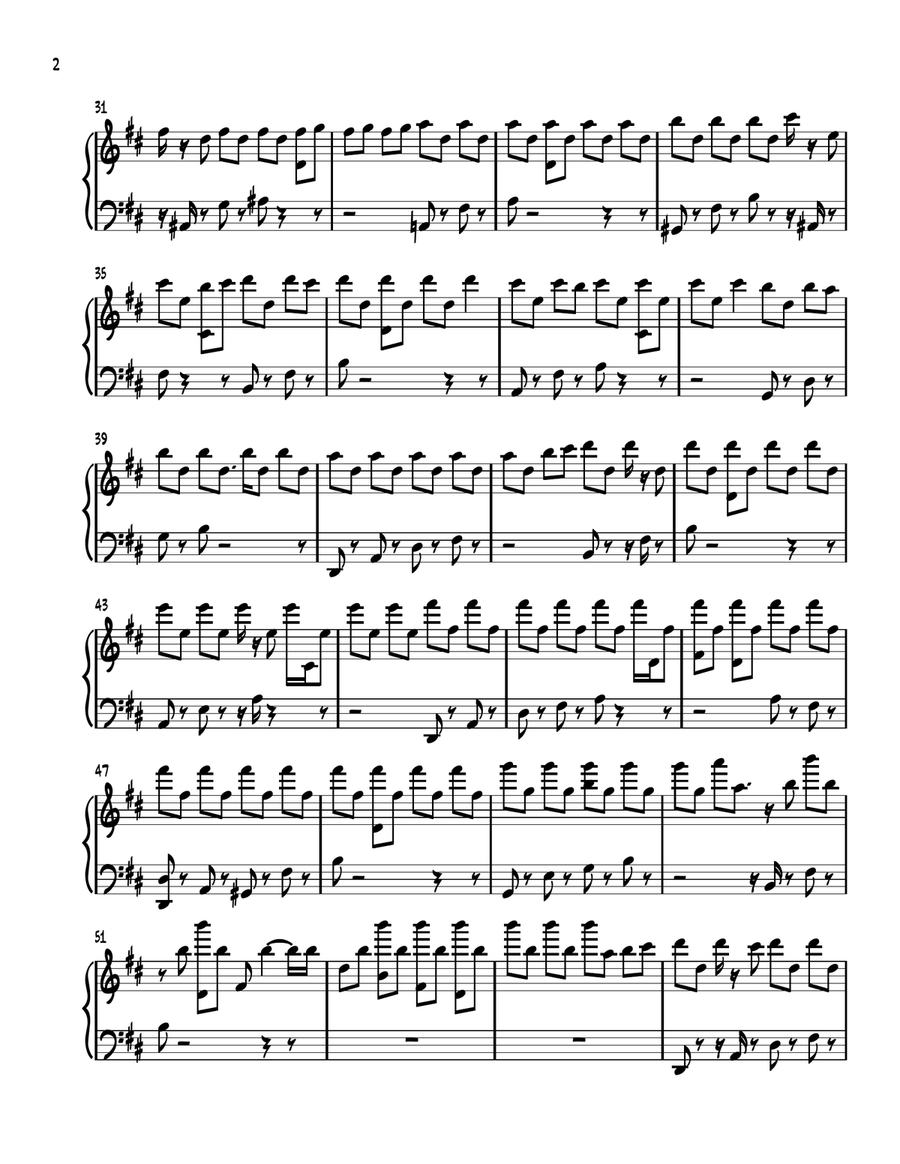 Love Is A Mystery Love Is A Mystery Piano Solo scores gallery preview page 2