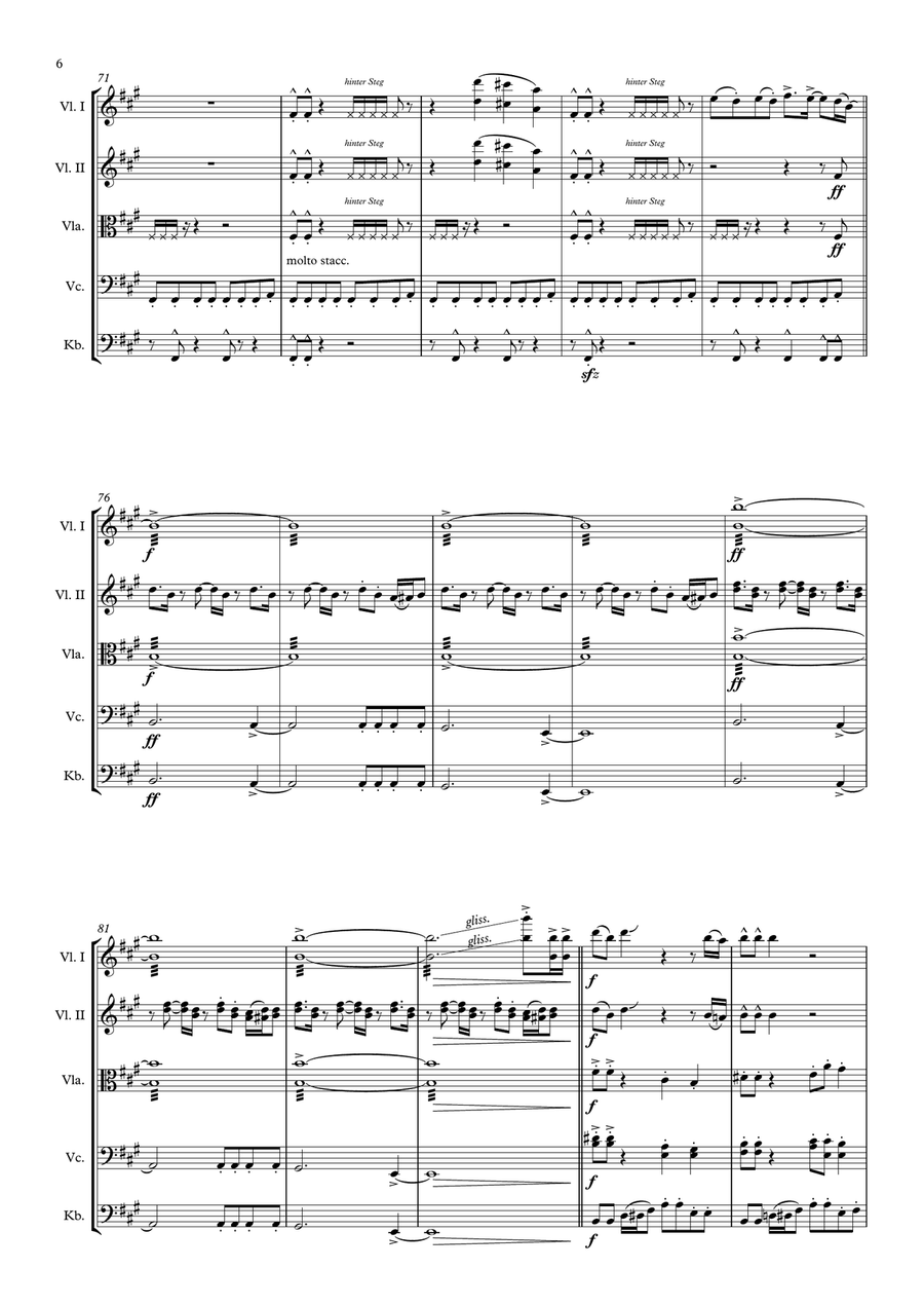 Ghostbusters Ghostbusters String Orchestra scores gallery preview page 6