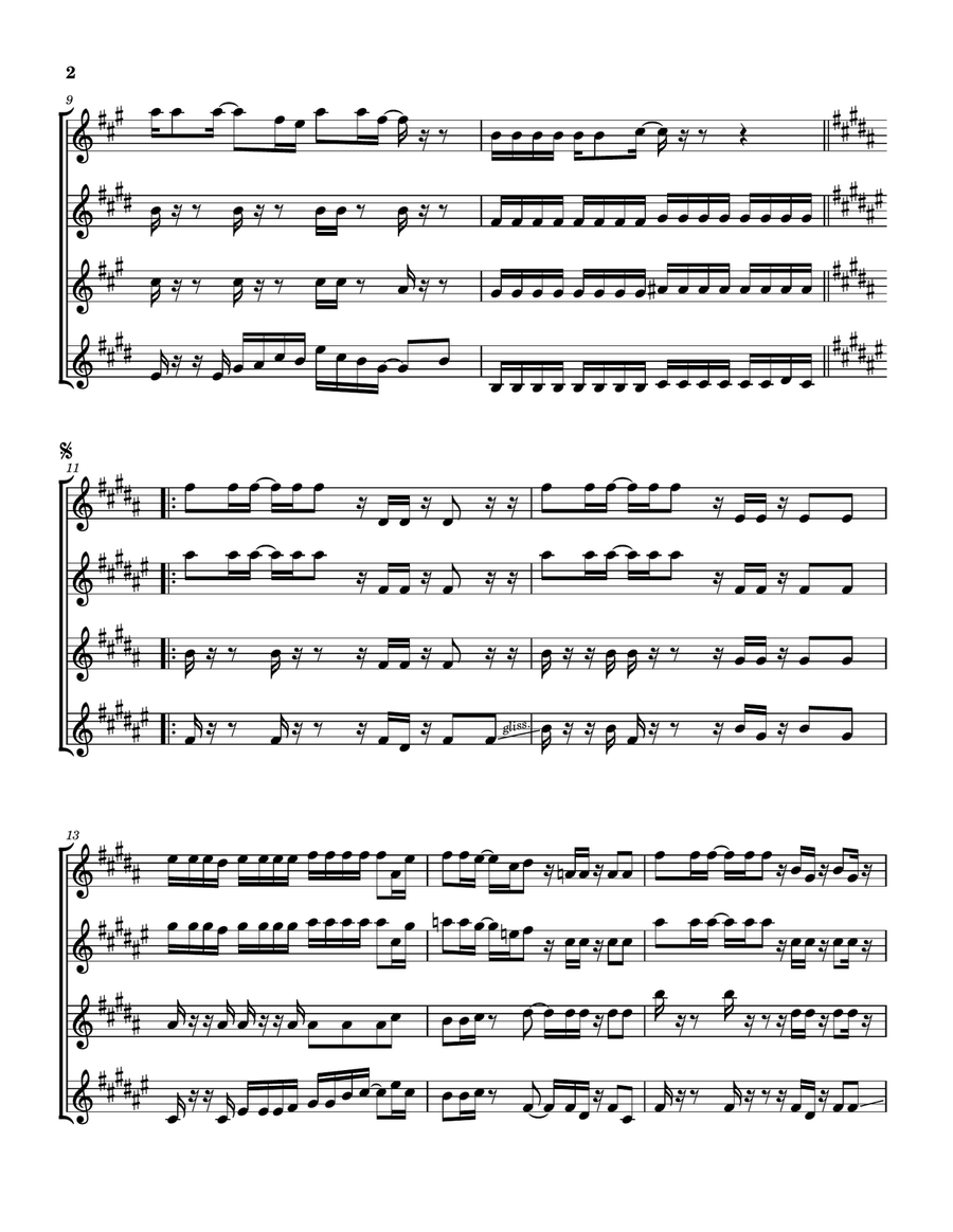 Still Alive And Well Saxophone Quartet scores gallery preview page 3