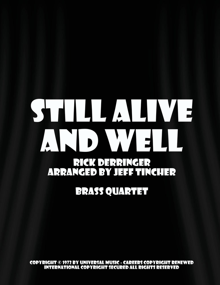 Still Alive And Well Brass Quartet scores gallery preview page 1
