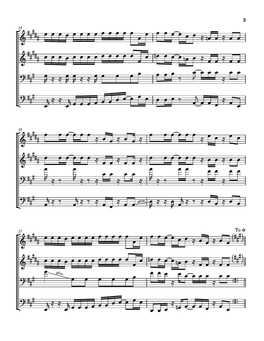 Still Alive And Well Brass Quartet scores gallery preview page 4