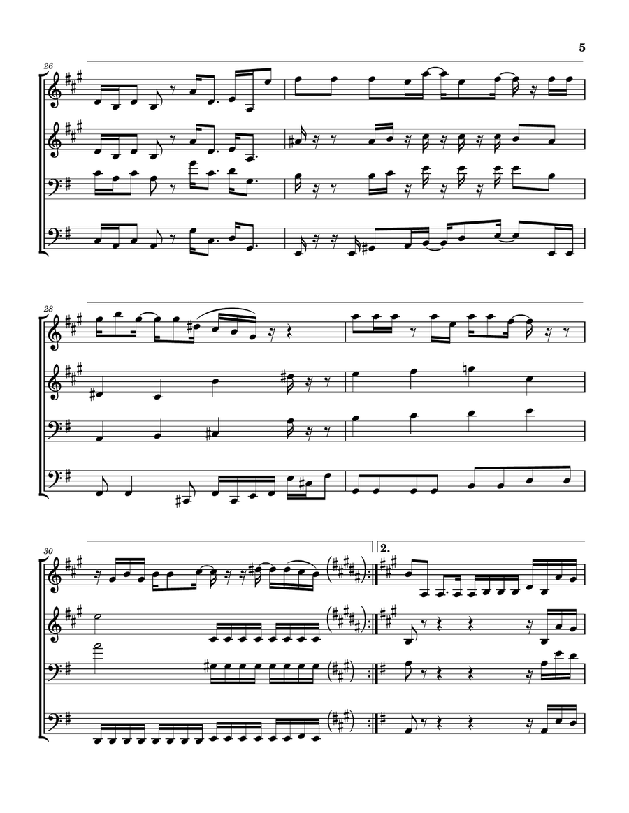 Still Alive And Well Brass Quartet scores gallery preview page 6