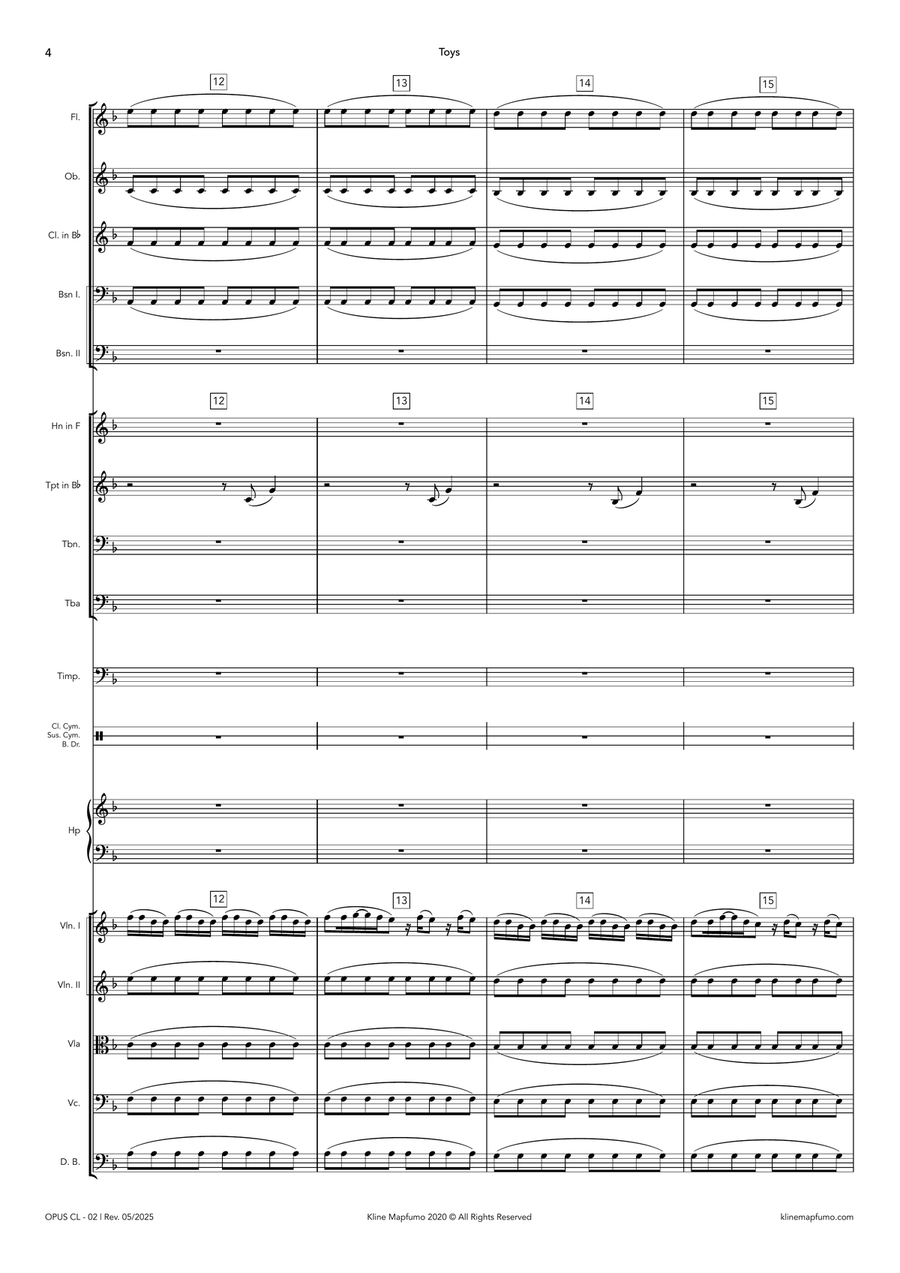 Toys Chamber Music - Digital Sheet Music page 4