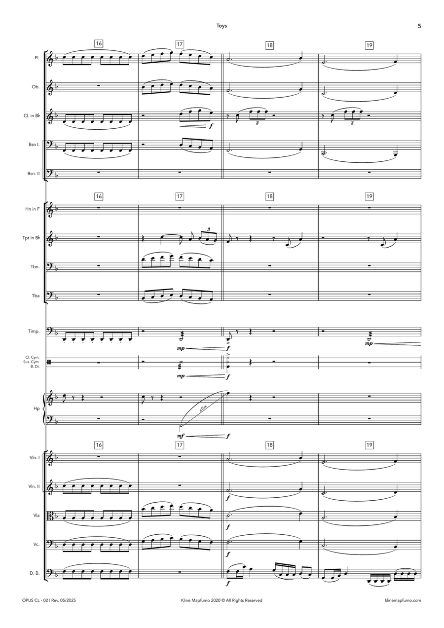Toys Chamber Music - Digital Sheet Music page 5