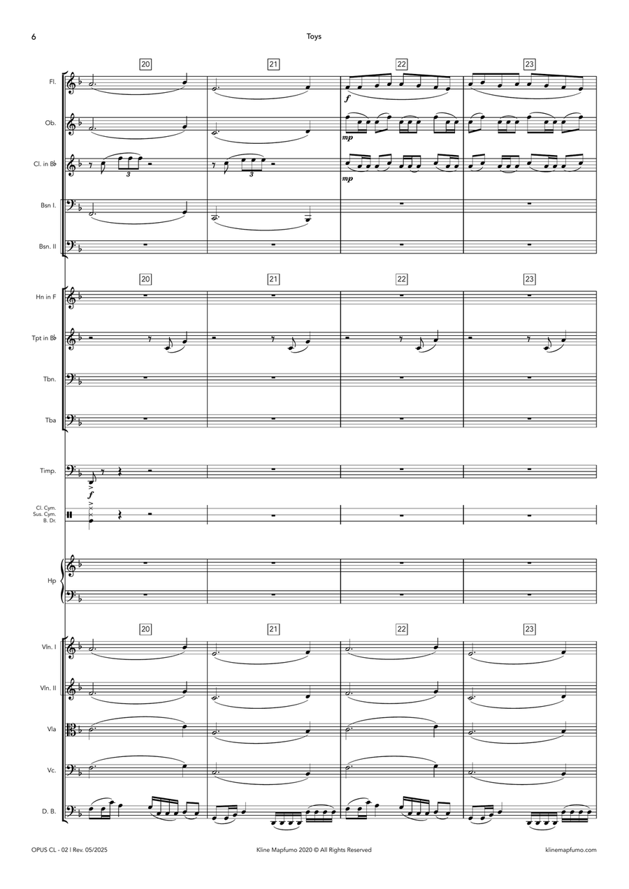 Toys Chamber Music - Digital Sheet Music page 6