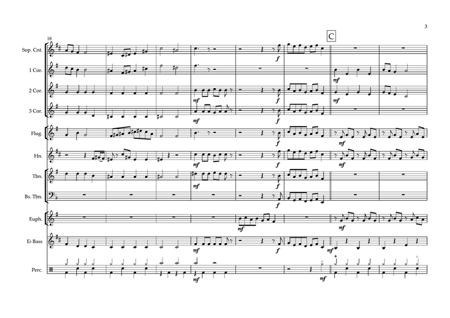 Oompa-Loompa-Doompadee-Doo Large Ensemble scores gallery preview page 3