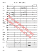 Shadow of the Sphinx Concert Band scores gallery preview page 4