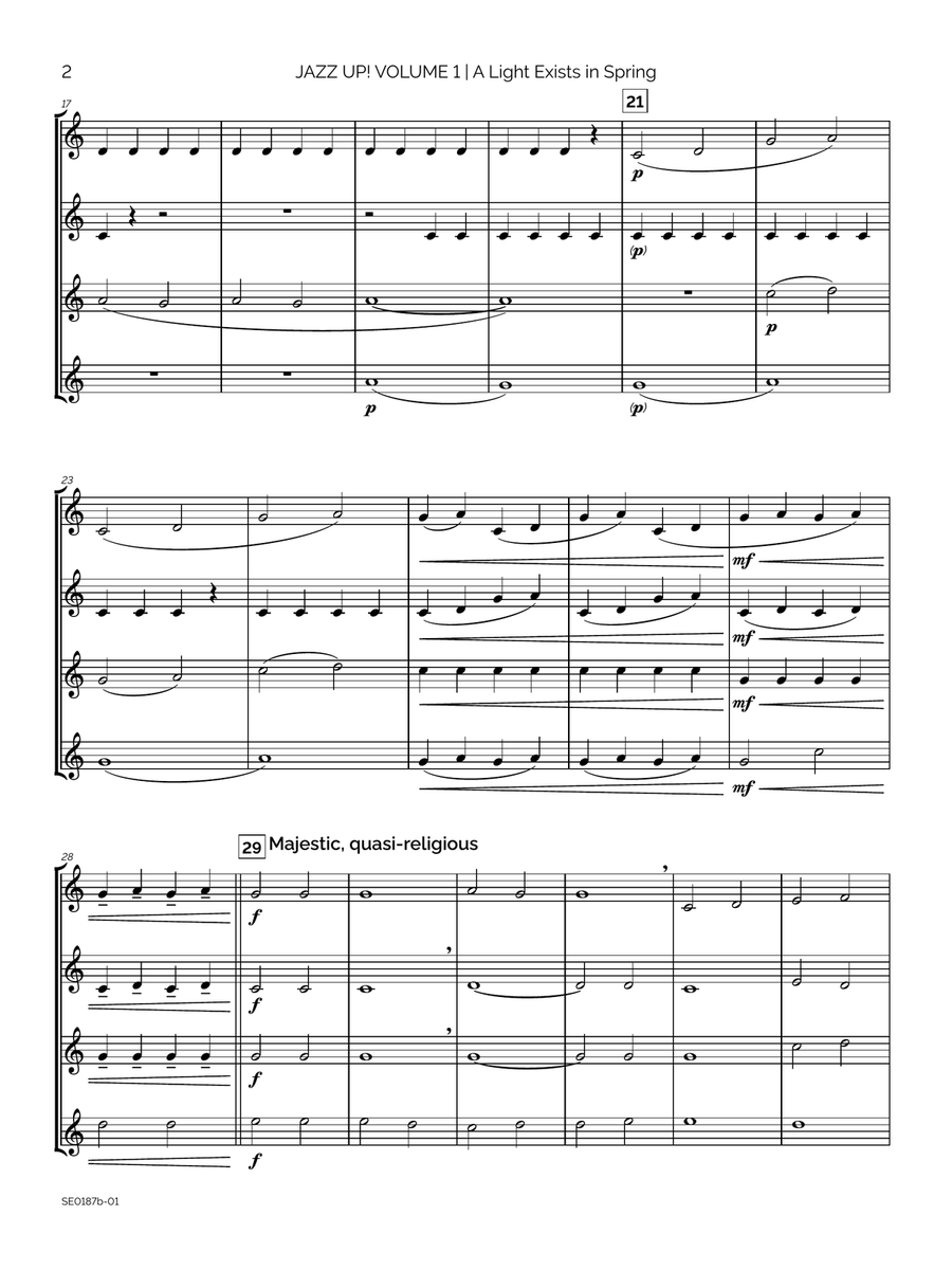 Jazz Up!, Volume 1 Small Ensemble scores gallery preview page 5