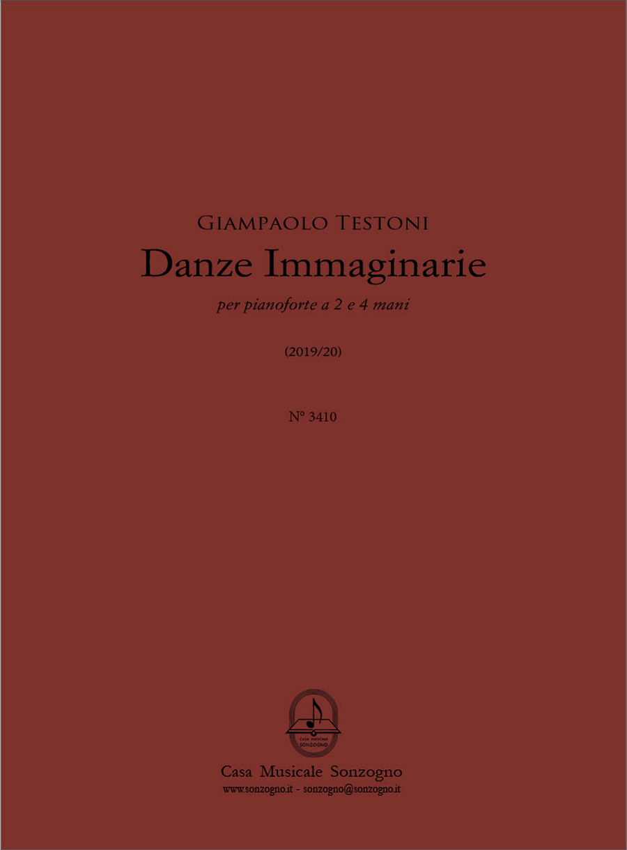 Danze Immaginarie Danze Immaginarie Piano Duet scores gallery preview page 1
