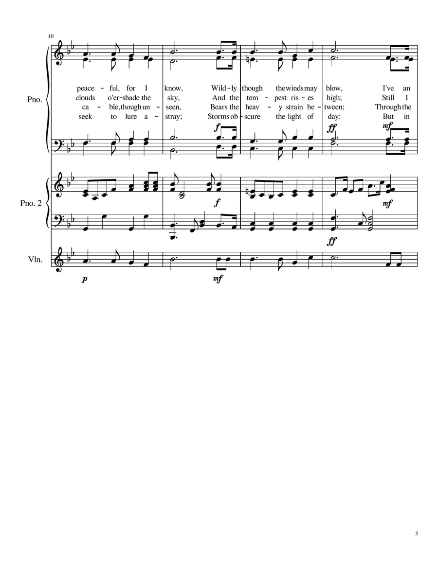 My Anchor Holds in Bb My Anchor Holds in Bb 4-Part scores gallery preview page 3