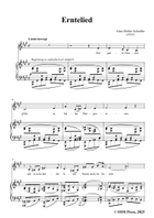 Alma Mahler-Erntelied,in A Major Piano, Vocal scores gallery preview page 3