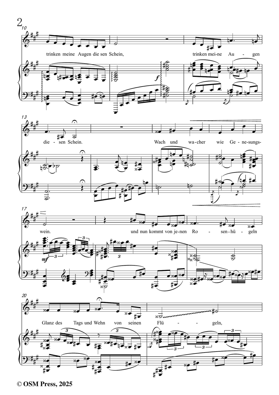 Alma Mahler-Erntelied,in A Major by Alma Mahler-Welfer Piano, Vocal - Digital Sheet Music page 4