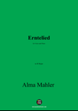 Alma Mahler-Erntelied,in B Major