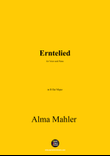 Alma Mahler-Erntelied,in B flat Major