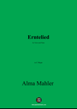 Alma Mahler-Erntelied,in C Major