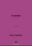 Alma Mahler-Erntelied,in D Major