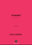 Alma Mahler-Erntelied,in E flat Major