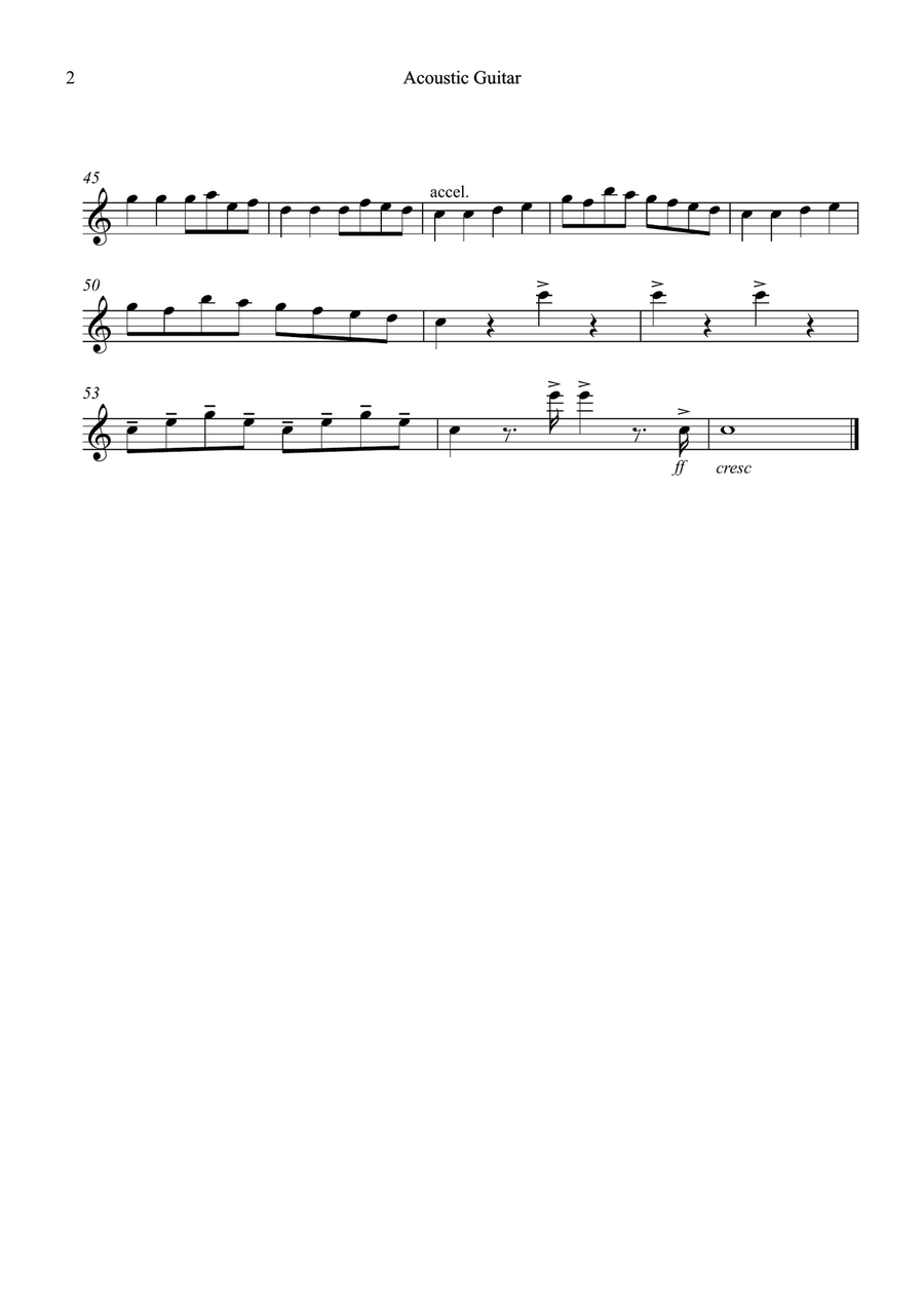 The Can Can for Guitar and Cello Duet String Duet scores gallery preview page 5