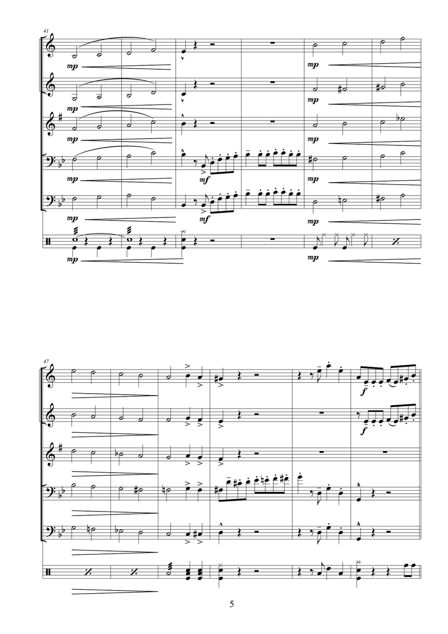 TANGO FOR JAM JAM TANGO FOR JAM JAM Small Ensemble scores gallery preview page 5