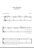 Poco Allegretto from Symphony No.3