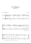 Poco Allegretto from Symphony No.3