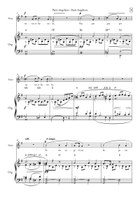 Pani Angelicus Piano, Vocal scores gallery preview page 3