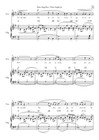 Pani Angelicus Piano, Vocal scores gallery preview page 4