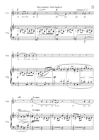 Pani Angelicus Piano, Vocal scores gallery preview page 3