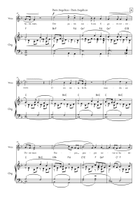 Pani Angelicus Piano, Vocal scores gallery preview page 4