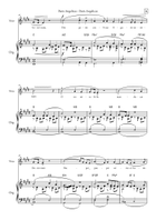 Pani Angelicus Piano, Vocal scores gallery preview page 4