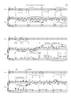 Pani Angelicus Piano, Vocal scores gallery preview page 3