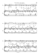 Pani Angelicus Piano, Vocal scores gallery preview page 4