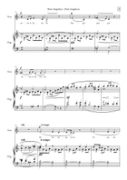 Pani Angelicus Piano, Vocal scores gallery preview page 3