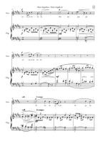 Pani Angelicus Piano, Vocal scores gallery preview page 3