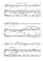Pani Angelicus Piano, Vocal scores gallery preview page 3