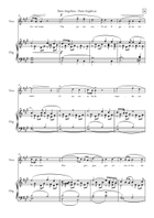 Pani Angelicus Piano, Vocal scores gallery preview page 4