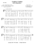 Comfort, Comfort - plainchant - low voice