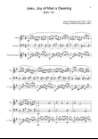 Jesu, Joy of Man´s Desiring. Oboe, Bassoon, Guitar. With Parts.