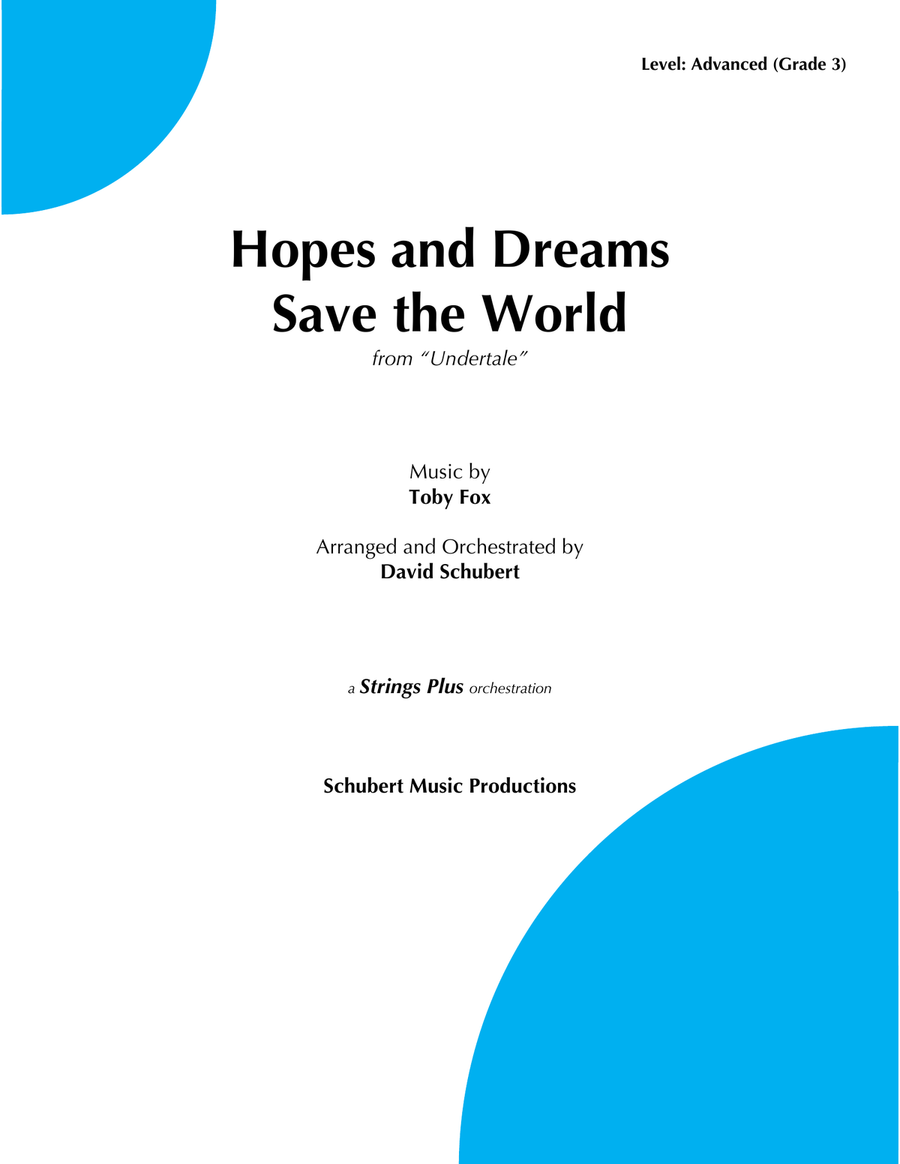 Hopes & Dreams Save The World His Theme String Orchestra scores gallery preview page 1
