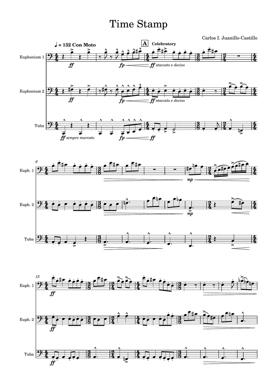 Time Stamp Time Stamp Brass Trio scores gallery preview page 3
