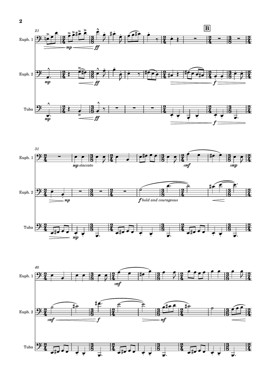 Time Stamp Time Stamp Brass Trio scores gallery preview page 4