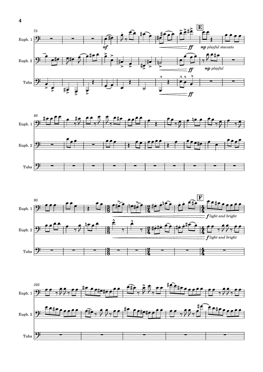 Time Stamp Time Stamp Brass Trio scores gallery preview page 6