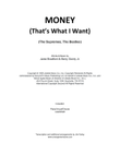 Money (That's What I Want)