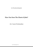 Have You Seen The Ghost of John?- Easy Halloween Canon
